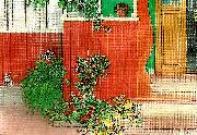 Carl Larsson suzanne pa forstubron-suzanne syende-pa forstubron-verandan France oil painting artist